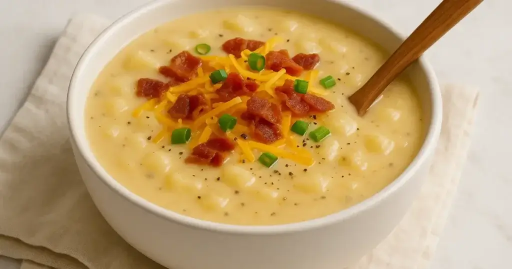 Easy Potato Soup crock pot potato soup cheesy potato soup chicken potato soup sausage potato soup