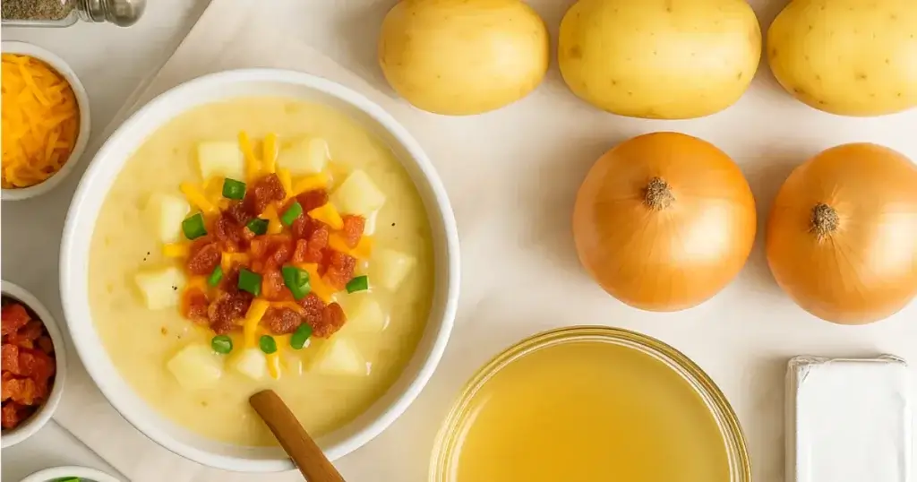 Easy Potato Soup crock pot potato soup cheesy potato soup chicken potato soup sausage potato soup