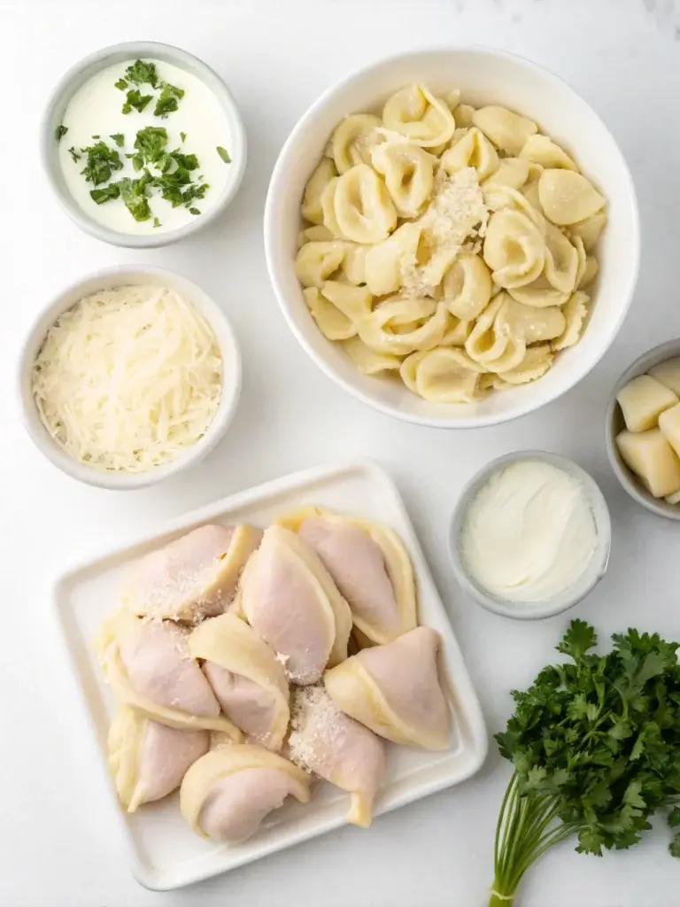 alfredo tortellini chicken INGREDIENTS